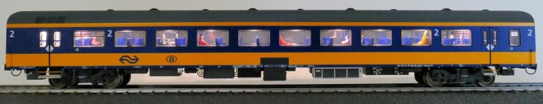 Exact-Train EX11161 - H0 - Personenwagen ICRm Bpmz10 Amsterdam-Brüssel, NS, Ep. VI - Wagen 1